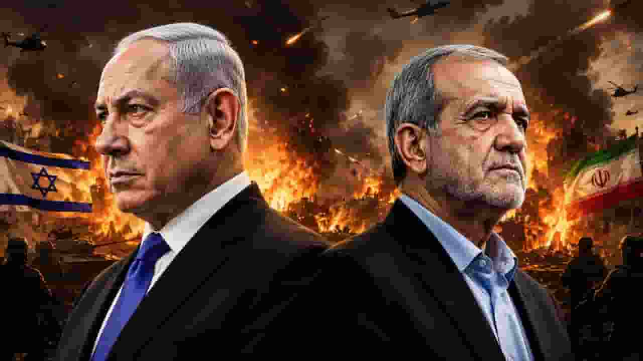 Benjamin Netanyahu and Masoud Pezeshkian