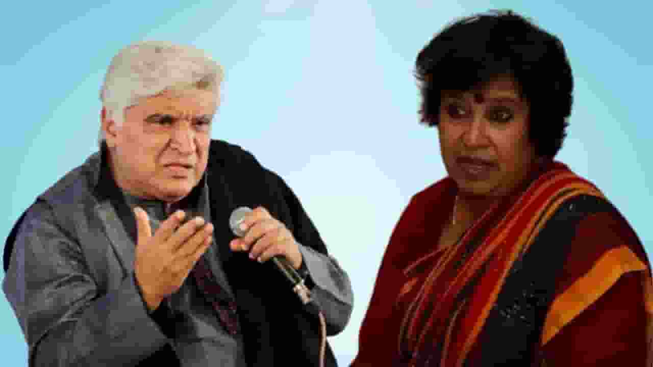 Javed Akhtar and Taslima Nasreen । Photo Credit: Khabargaon