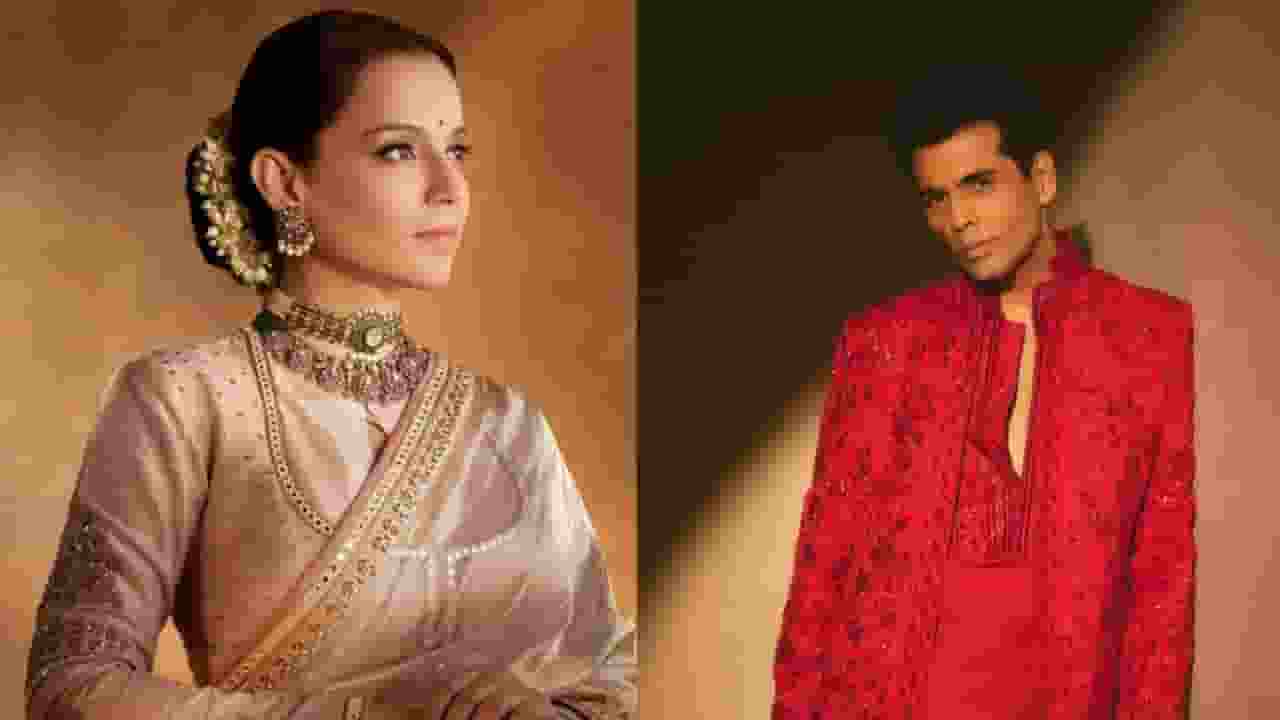 Kangana and Karan Johar
