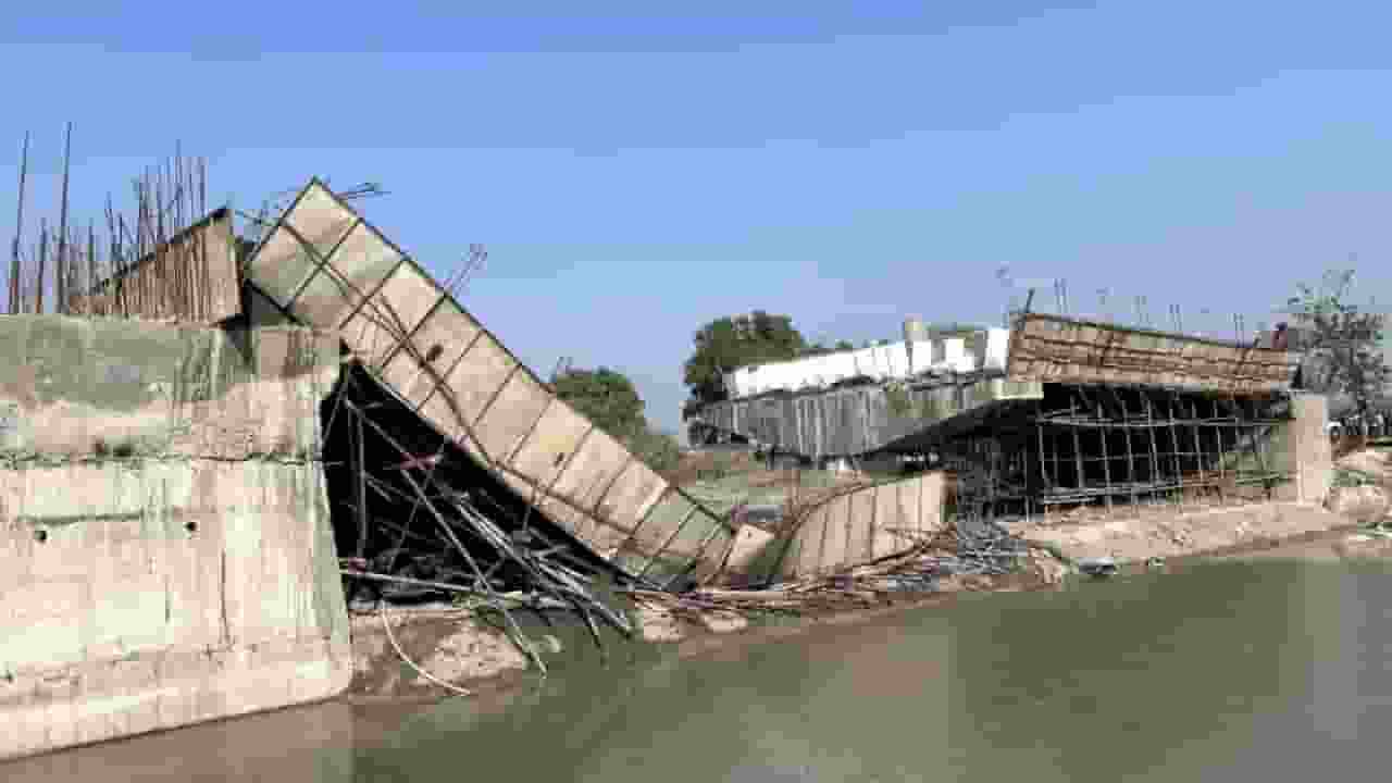 bridge collapses in Bihar