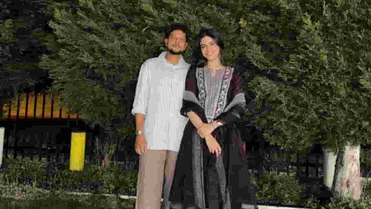 Kuldeep Yadav and Vanshika 