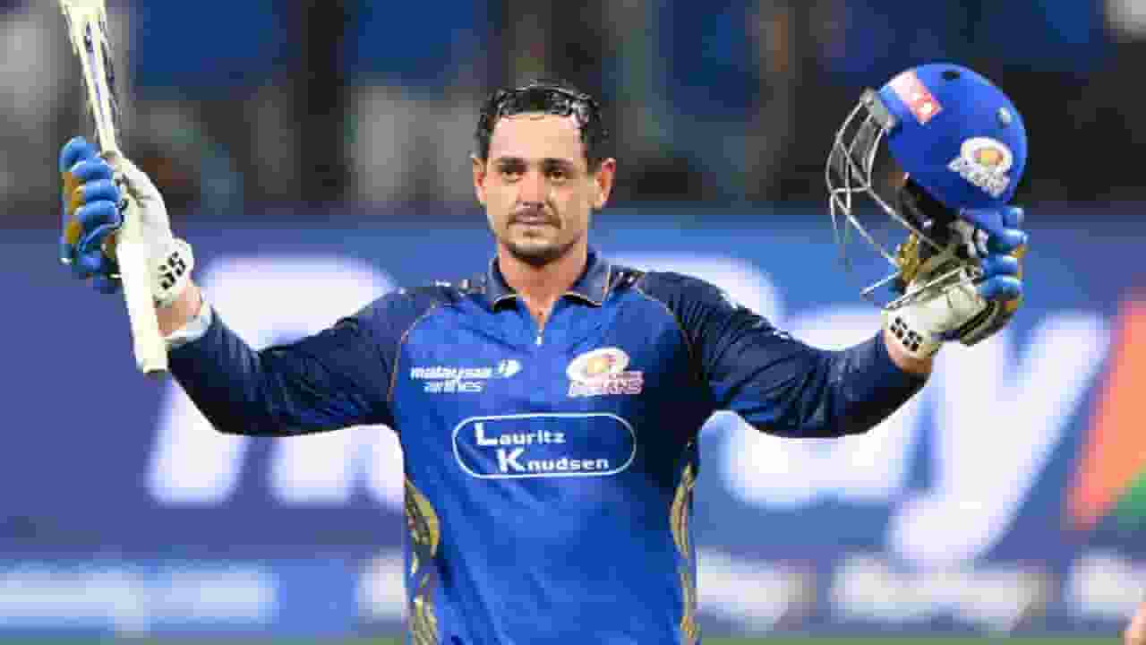 Quinton de Kock hits century