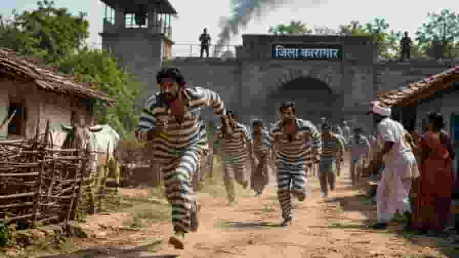 representative image of escaped prisoners
