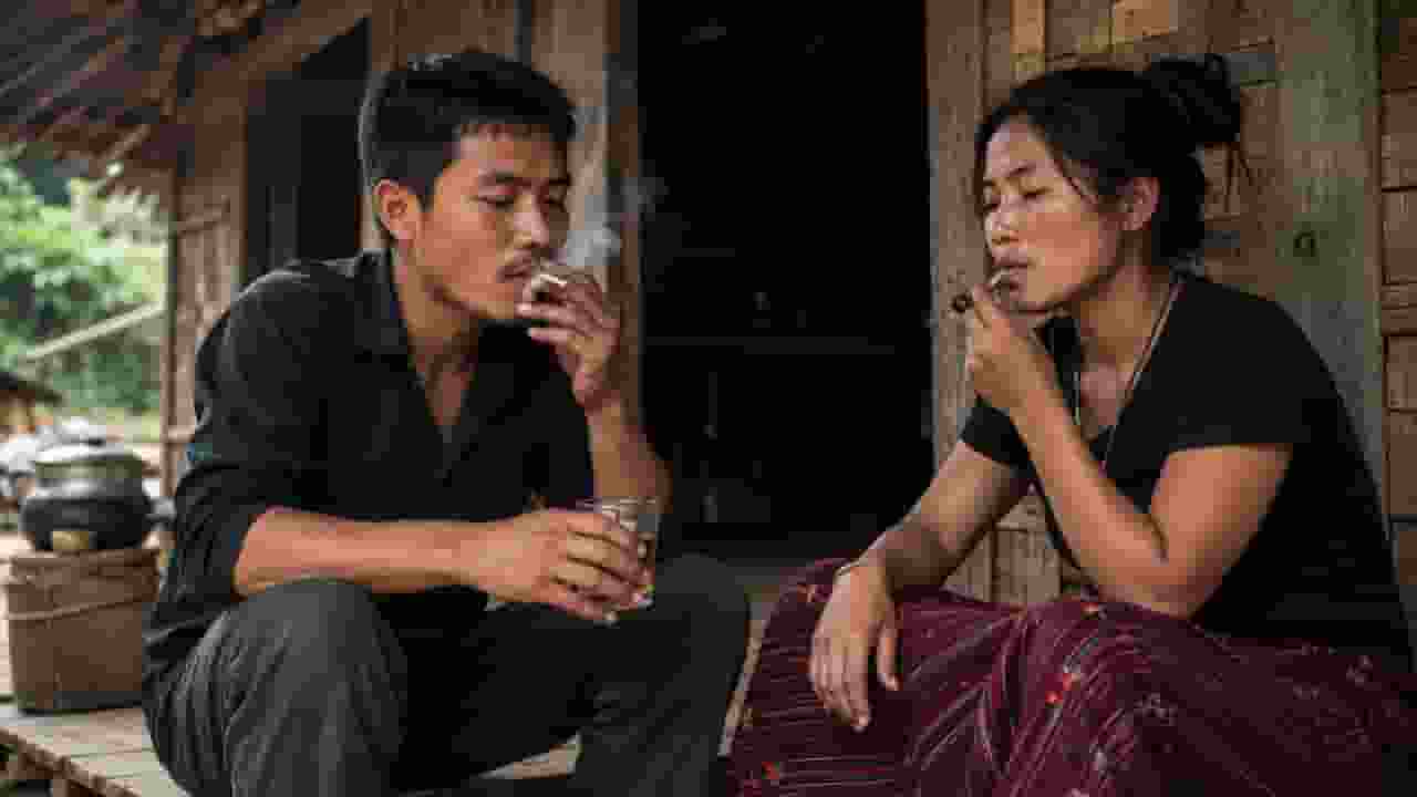 representative image of tobacco use and alcohol consumption