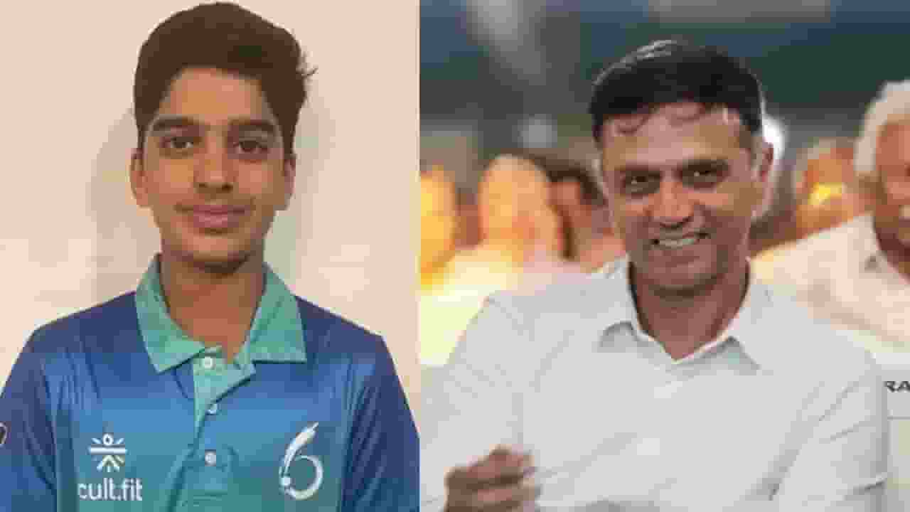 Rahul Dravid son Anvay Dravid in India U19 squad