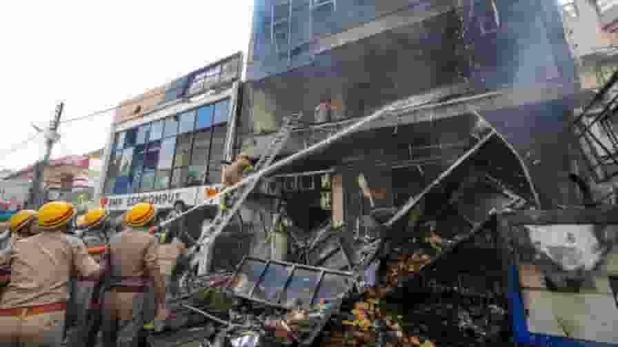 Lucknow Fire accident