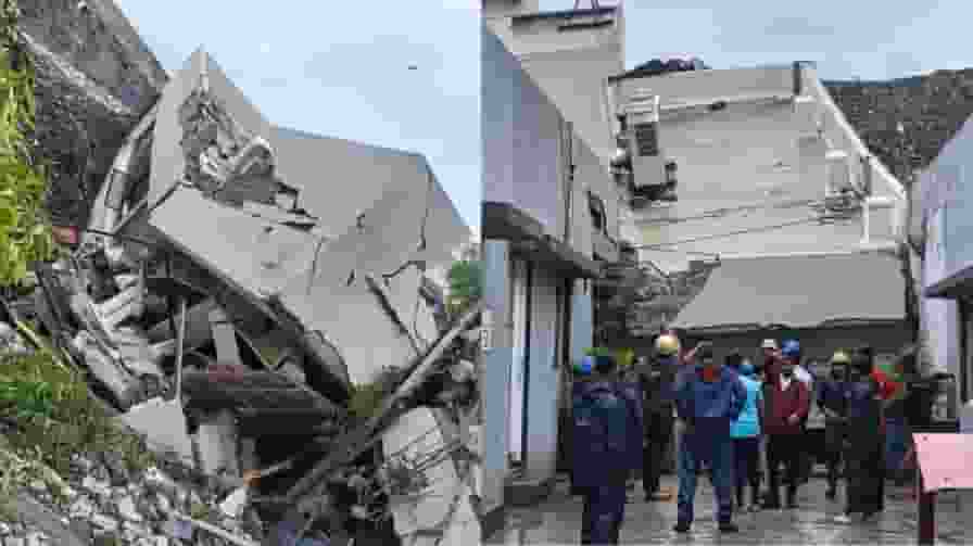 Pune pimpri chinchwad waste dumping yard building collapse