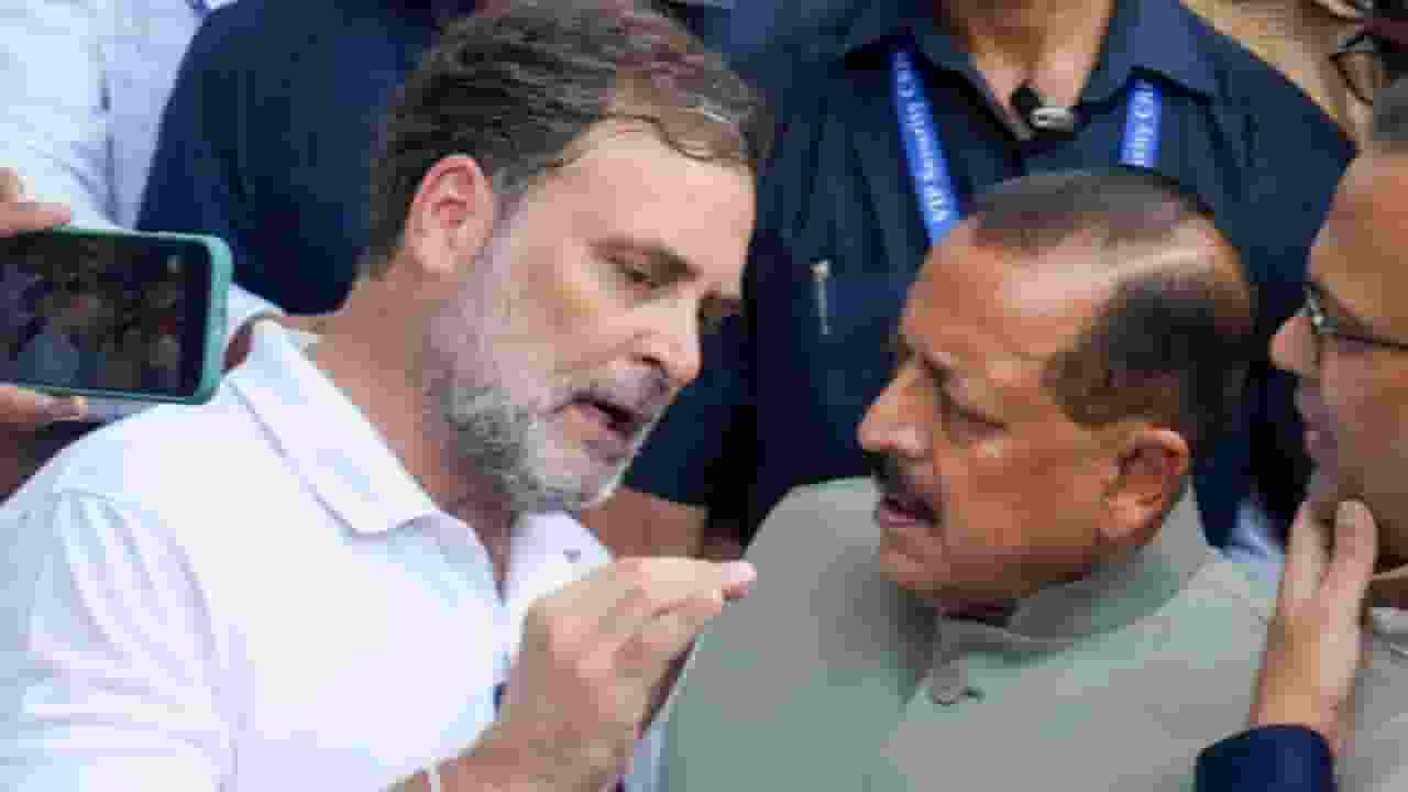 Jitendra Singh attack on Rahul gandhi