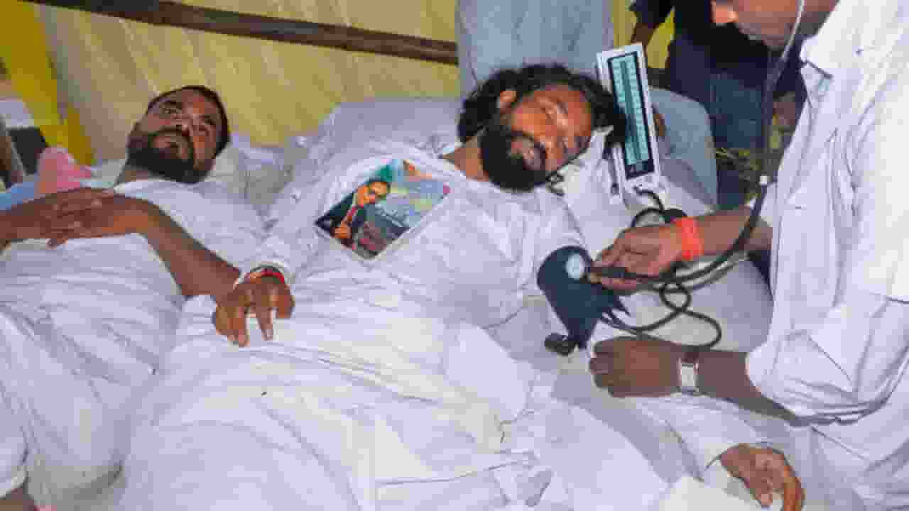 JPSC protest hunger strike