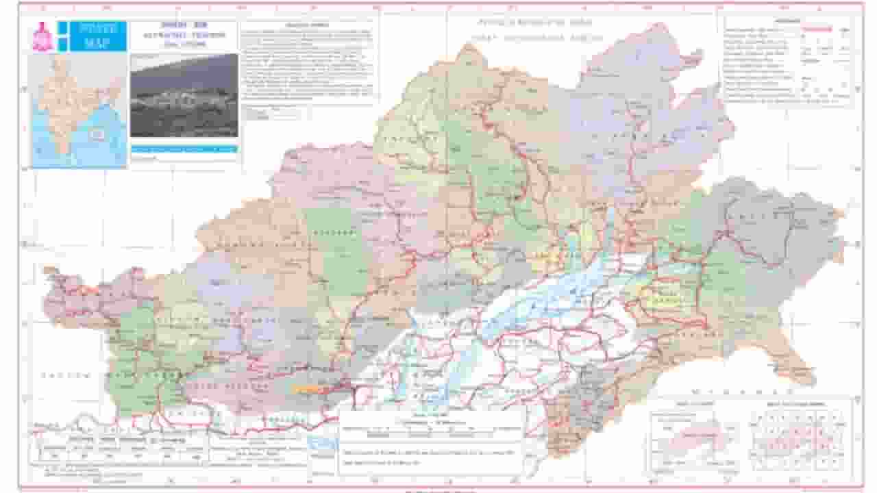 Arunachal Pradesh updated map