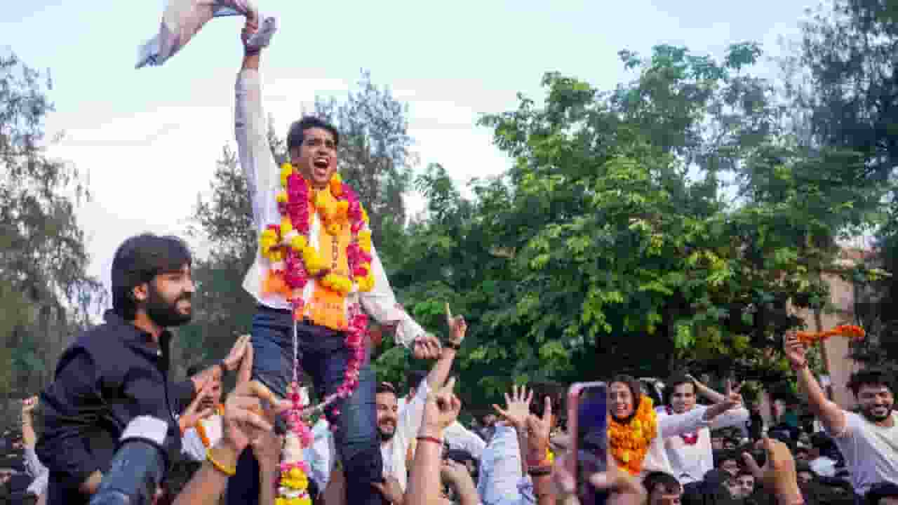 DUSU president Yash Dabas