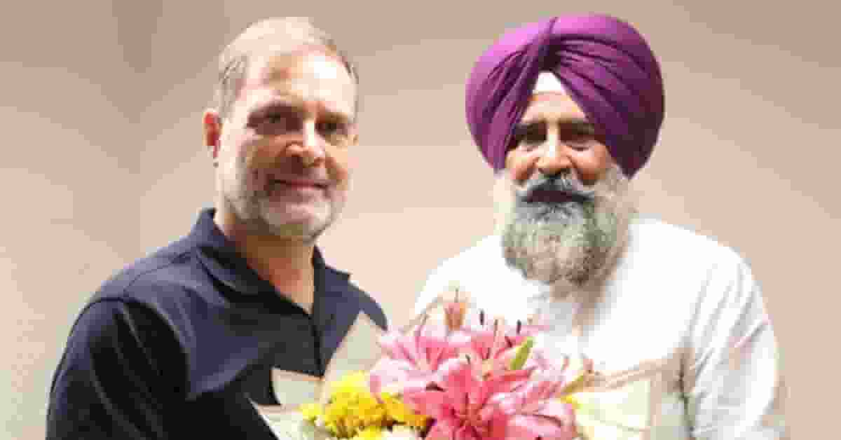 Rahul Gandhi and Pargat Singh