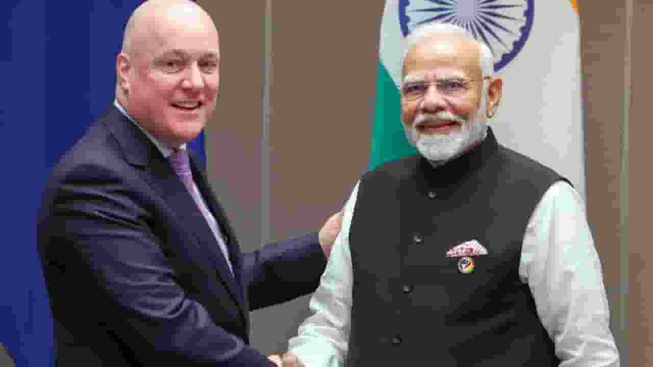 christopher luxon and narendra modi