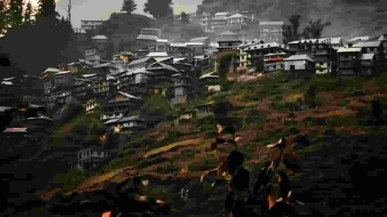 Pic Of Malana Gaon in Himachal Pradesh