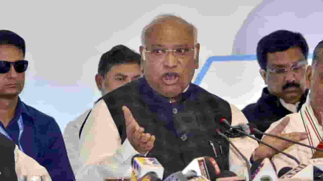 Mallikarjun Kharge । Photo Credit: PTI
