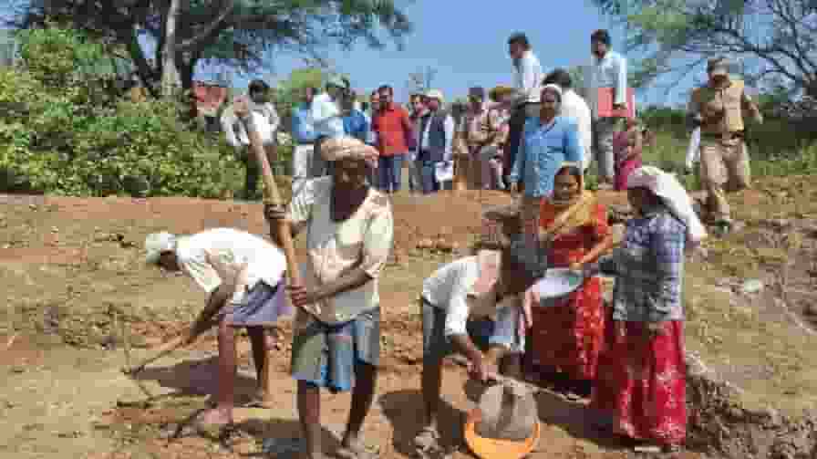 mgnrega workers