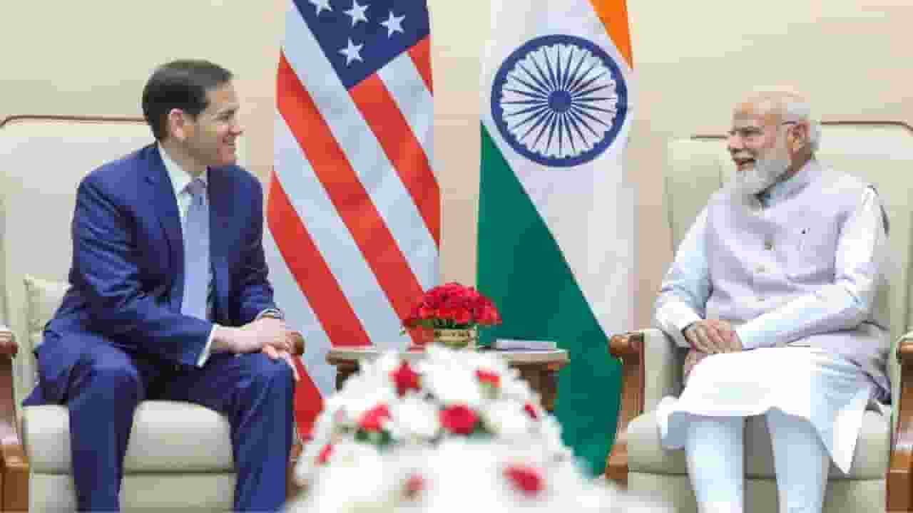 Narendra modi and Marco Rubio