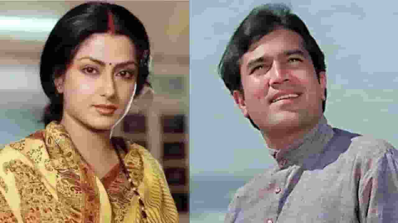 Moushumi Chatterjee and rajesh khanna