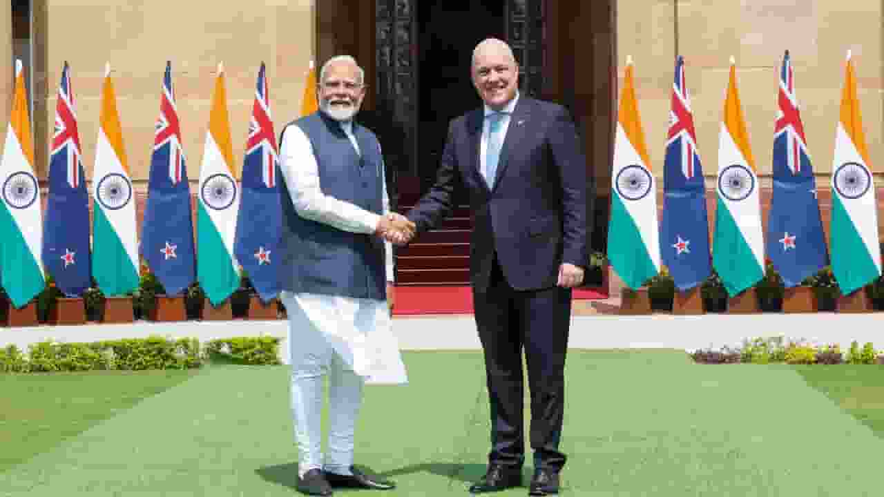 narendra modi and Christopher Luxon
