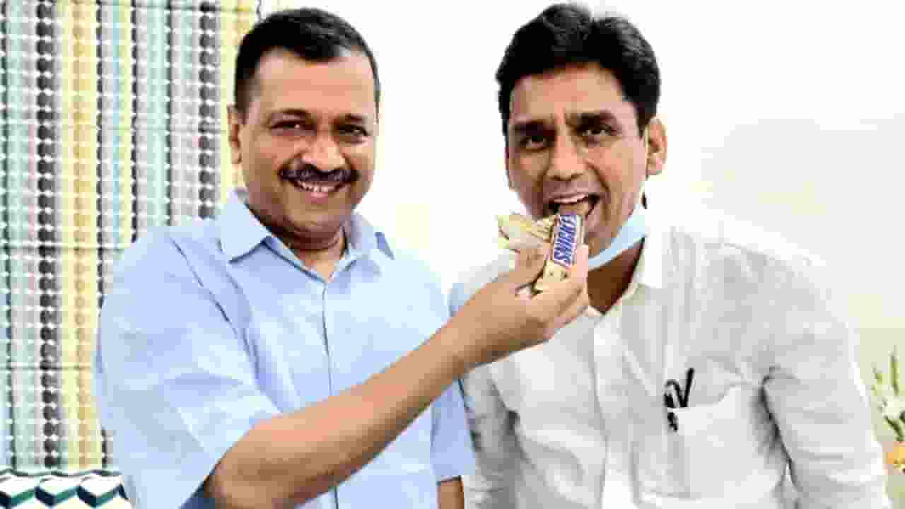 naresh yadav and arvind kejriwal