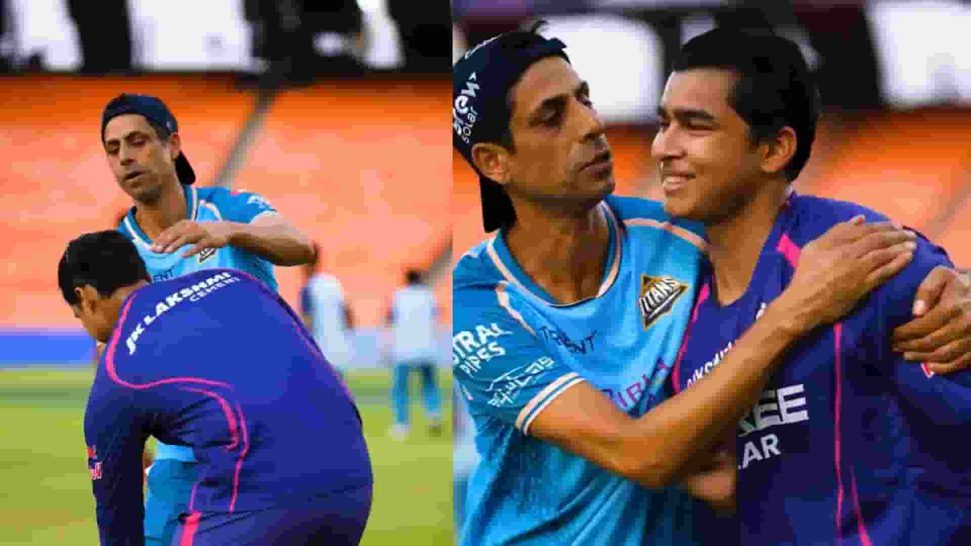 Vaibhav Sooryavanshi and Ashish Nehra