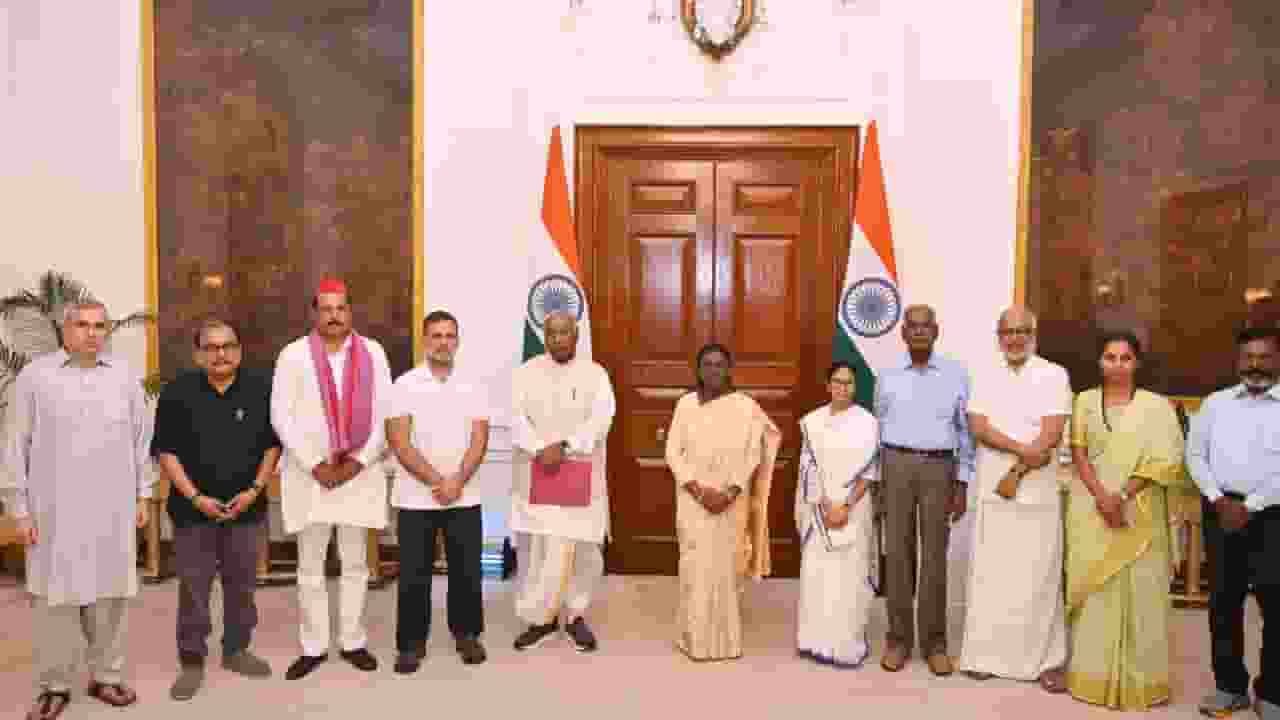 Opposition leaders met President