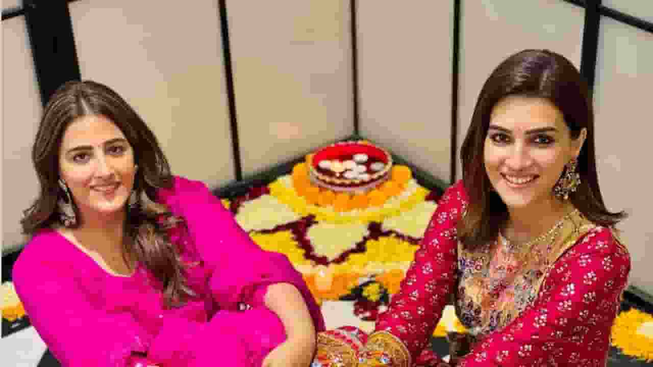 nupur and Kriti Sanon