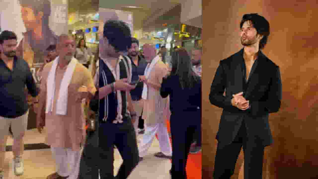 Nana Patekar and Shahid Kapoor