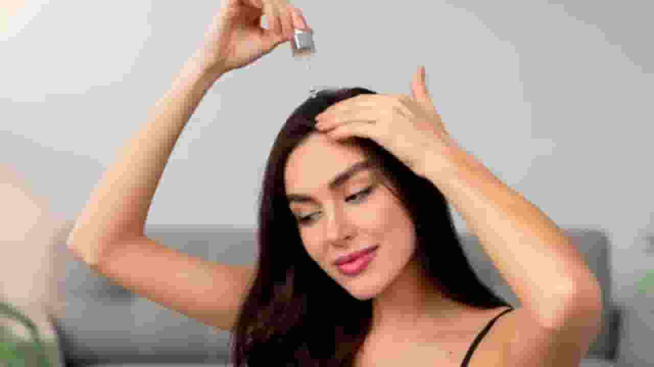 oiling hair