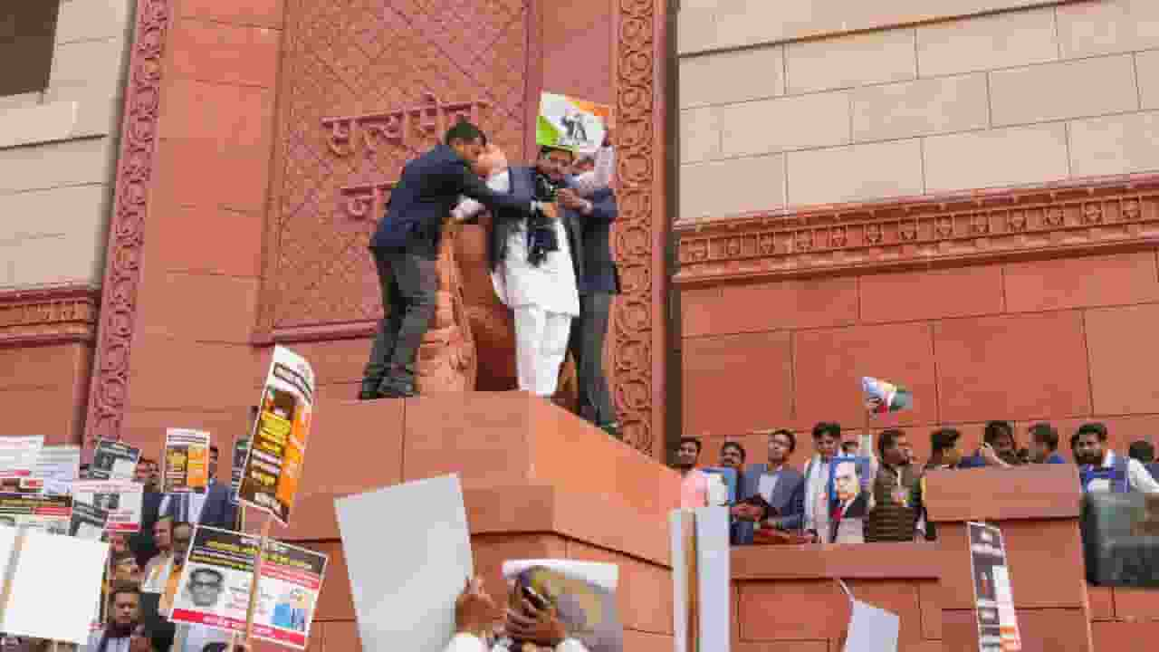 Protests at Parliament