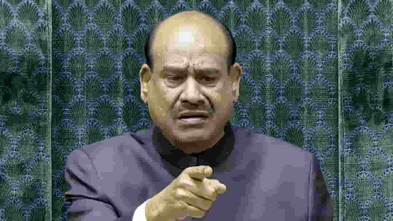 om birla no confidence motion