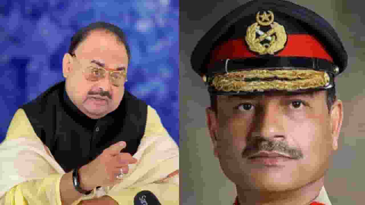 Altaf Hussain and Asim Munir
