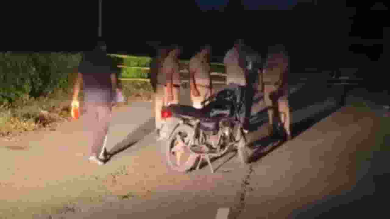पंचकुला में एनकाउंटर के बाद घटनास्थल पर मौजूद पुलिस 