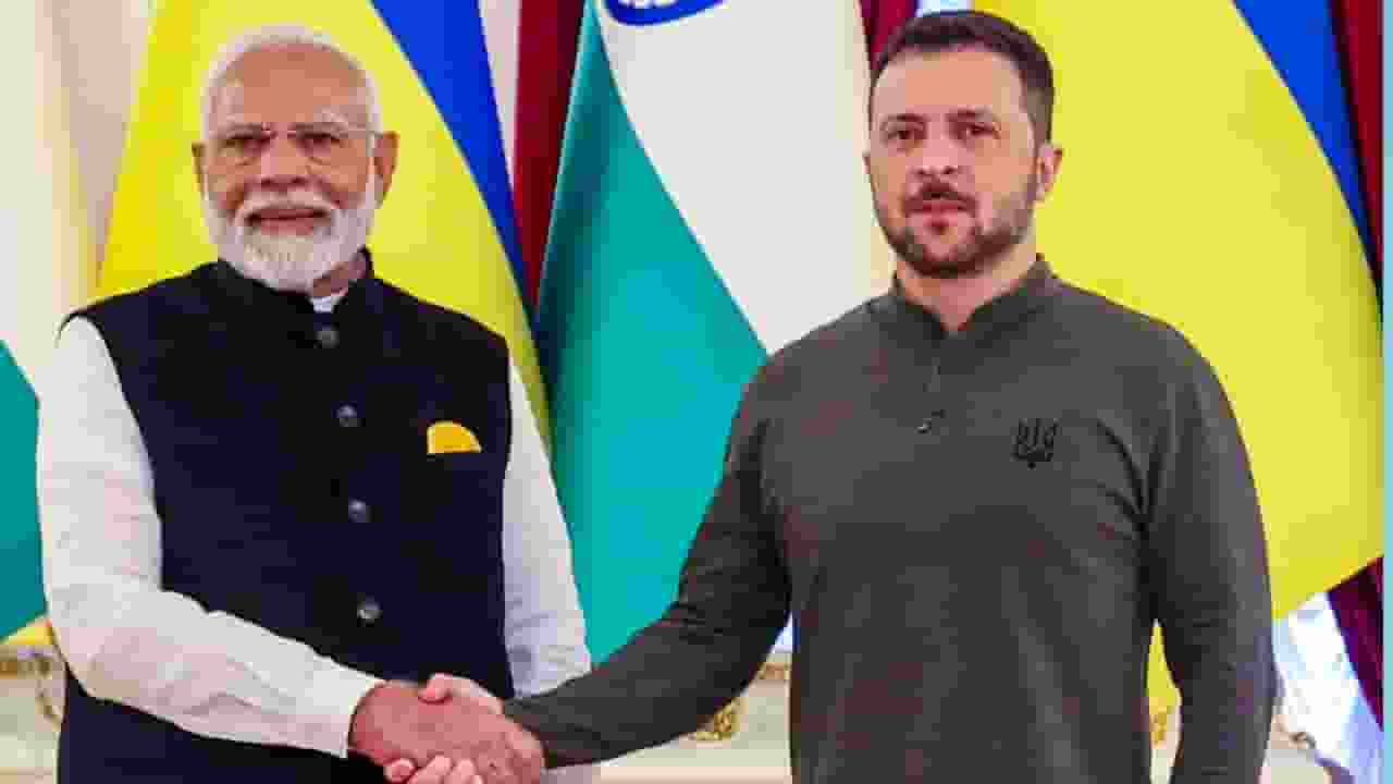 PM Modi and Zelensky : Photo Credit: PTI