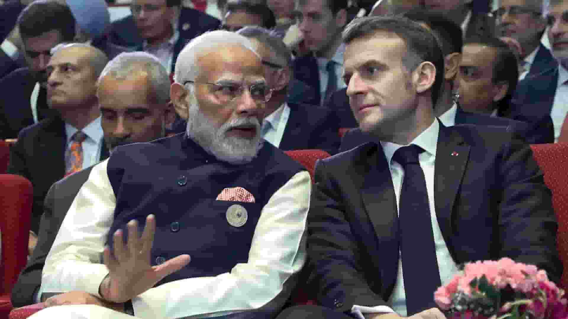 PM Modi & President Macron