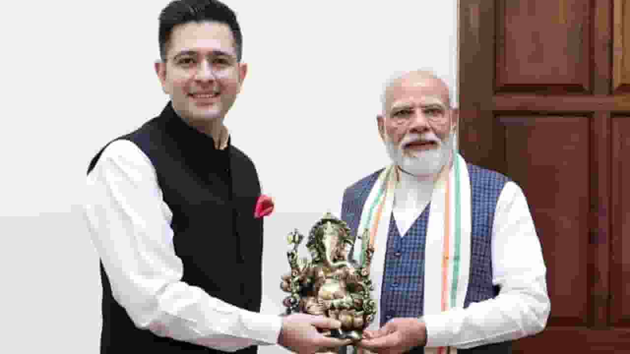 PM Modi and Raghav Chadha