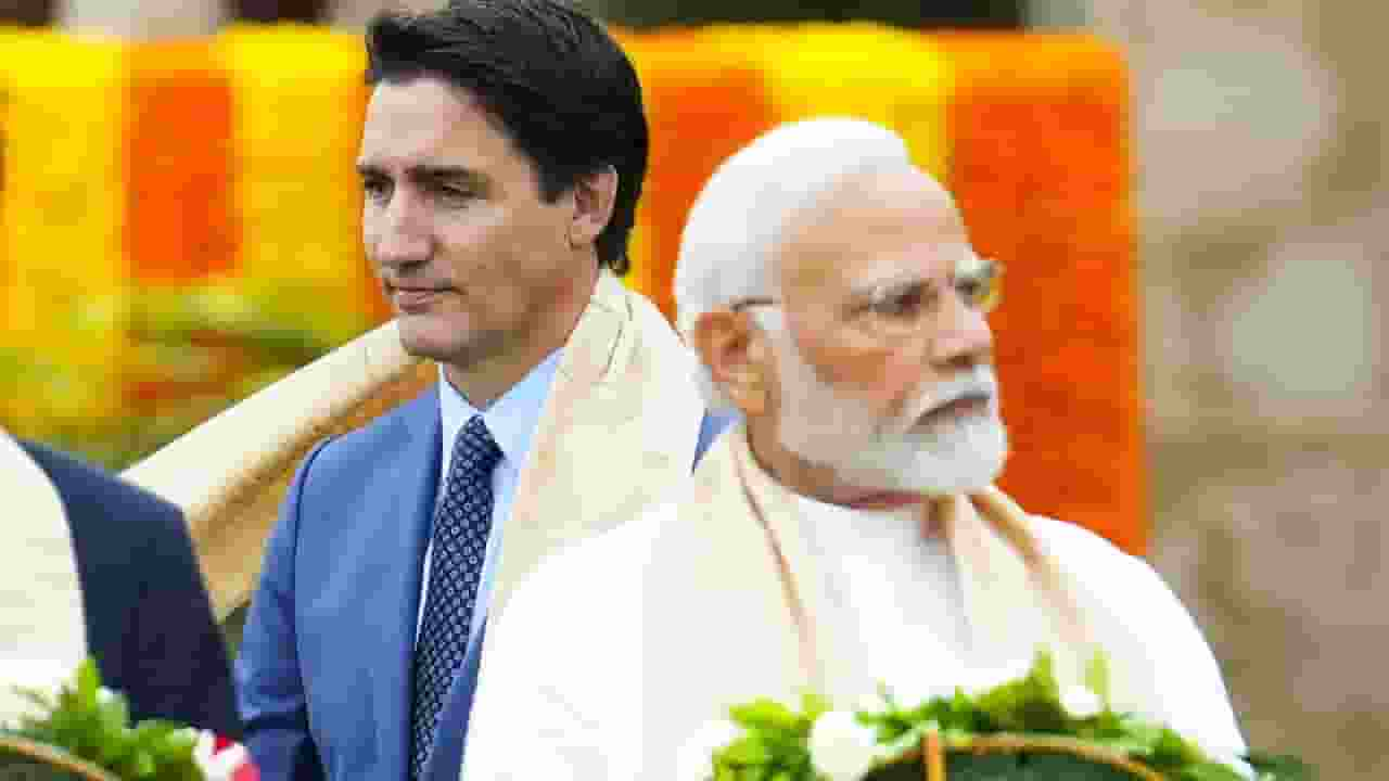 Justin Trudeau and PM Narendra Modi