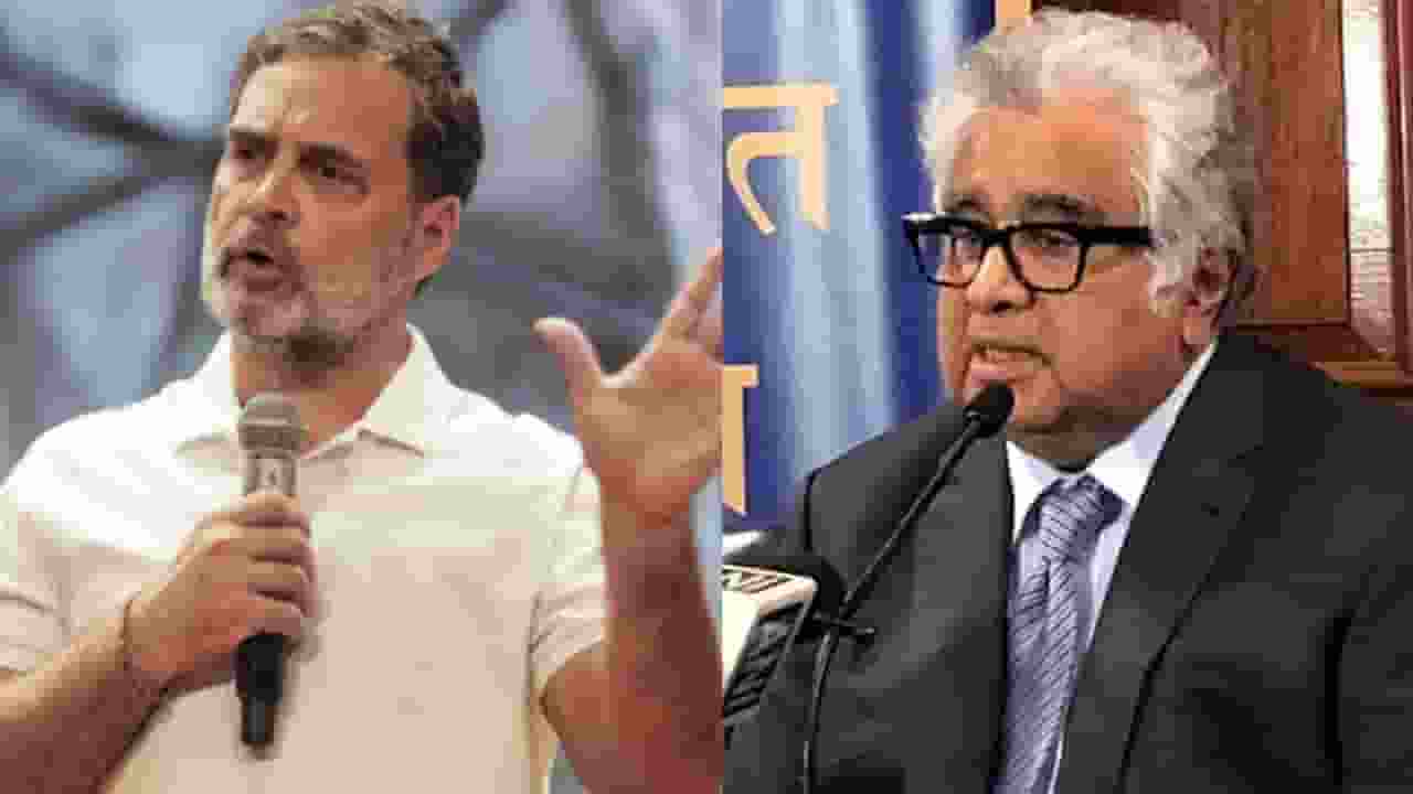 Rahul Gandhi and Harish Salve