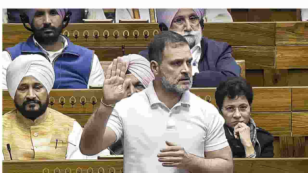 Rahul Gandhi speaks in lok Sabha 