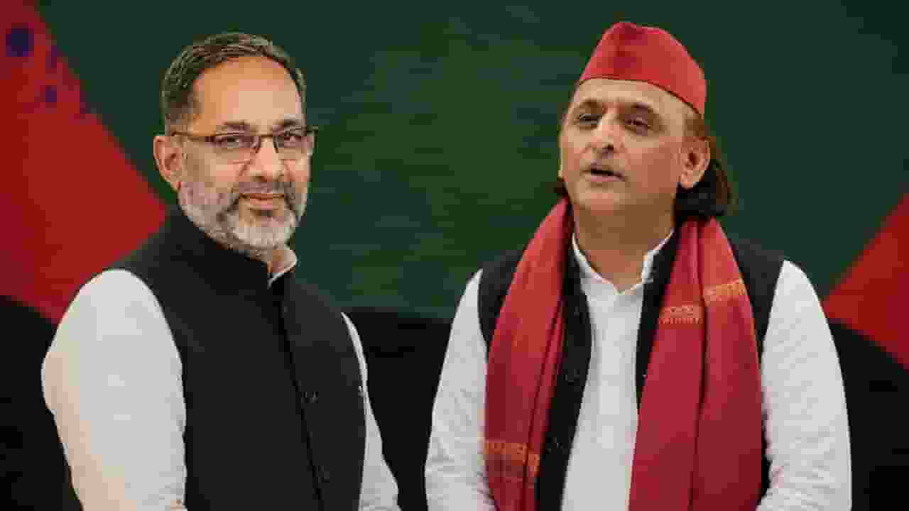 Rajkumar Bhati and Akhilesh Yadav