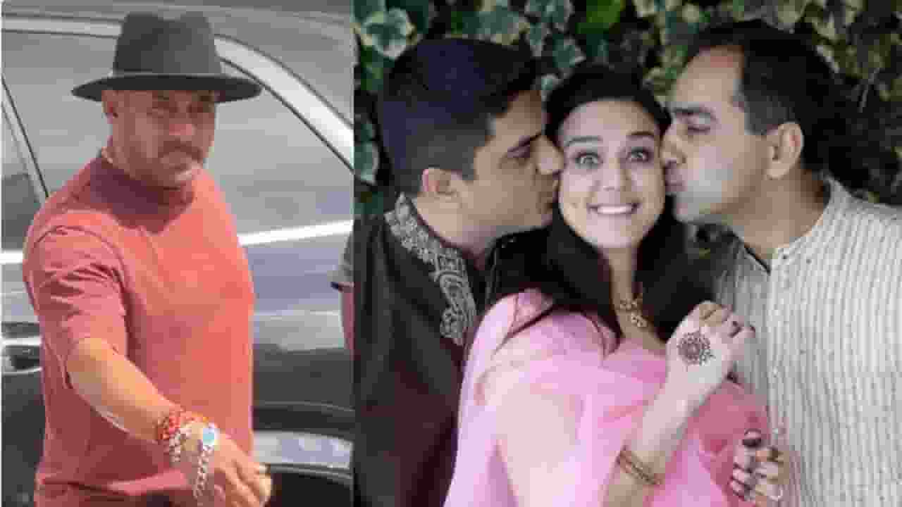 salman and priety zinta celebrating rakhi