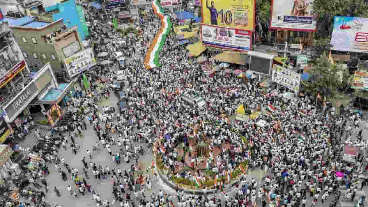 Ranchi Student Portest PTI