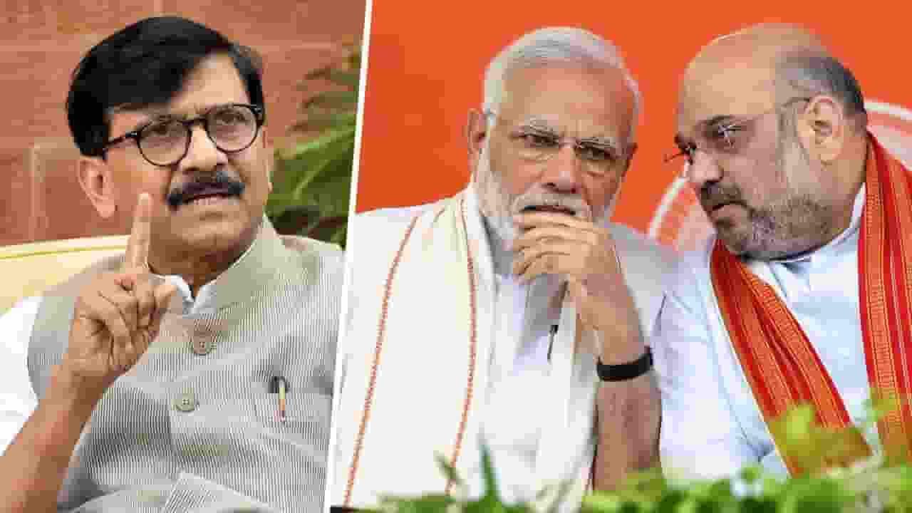 Sanjay Raut vs Narenra Modi Amit Shah
