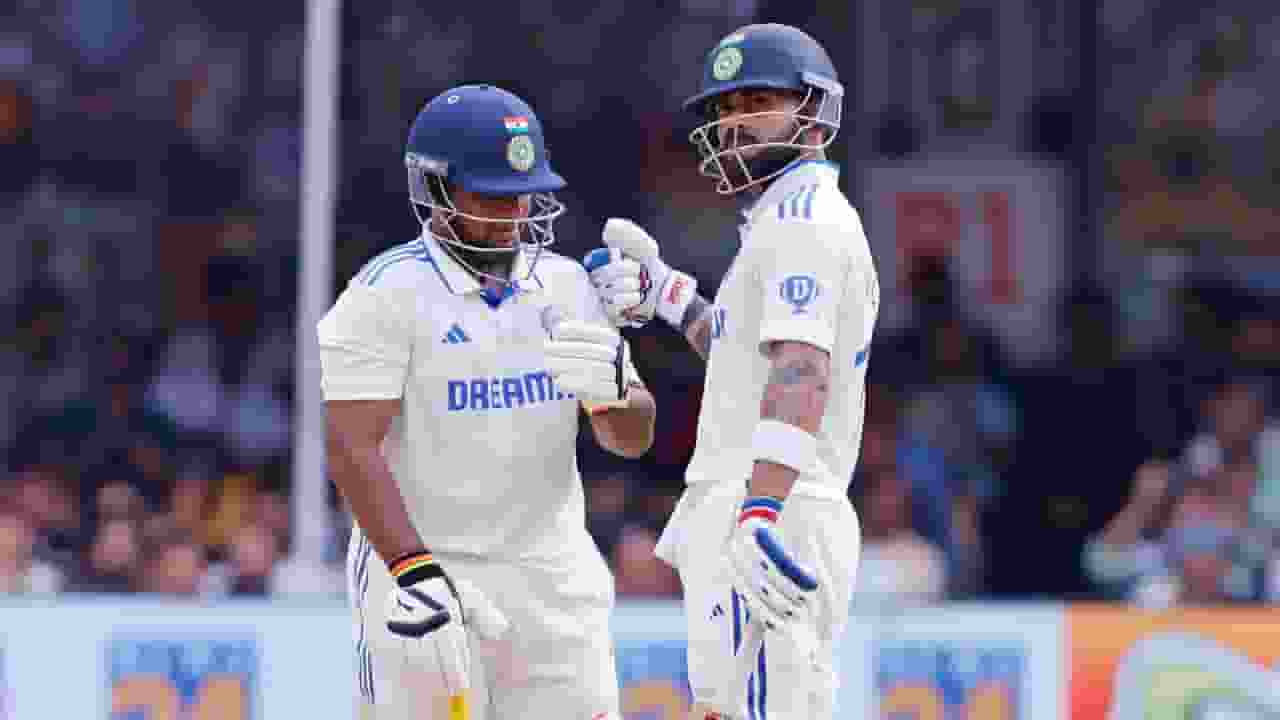 Sarfaraz Khan Virat Kohli