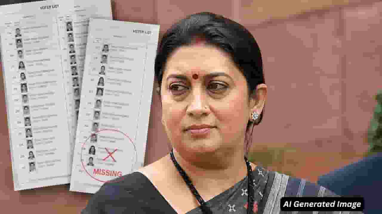 ai generated image of smriti irani