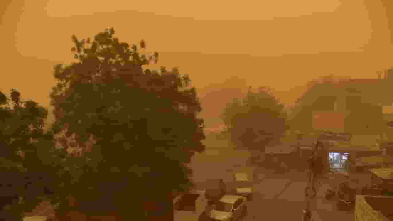 Dust storm in Bikaner