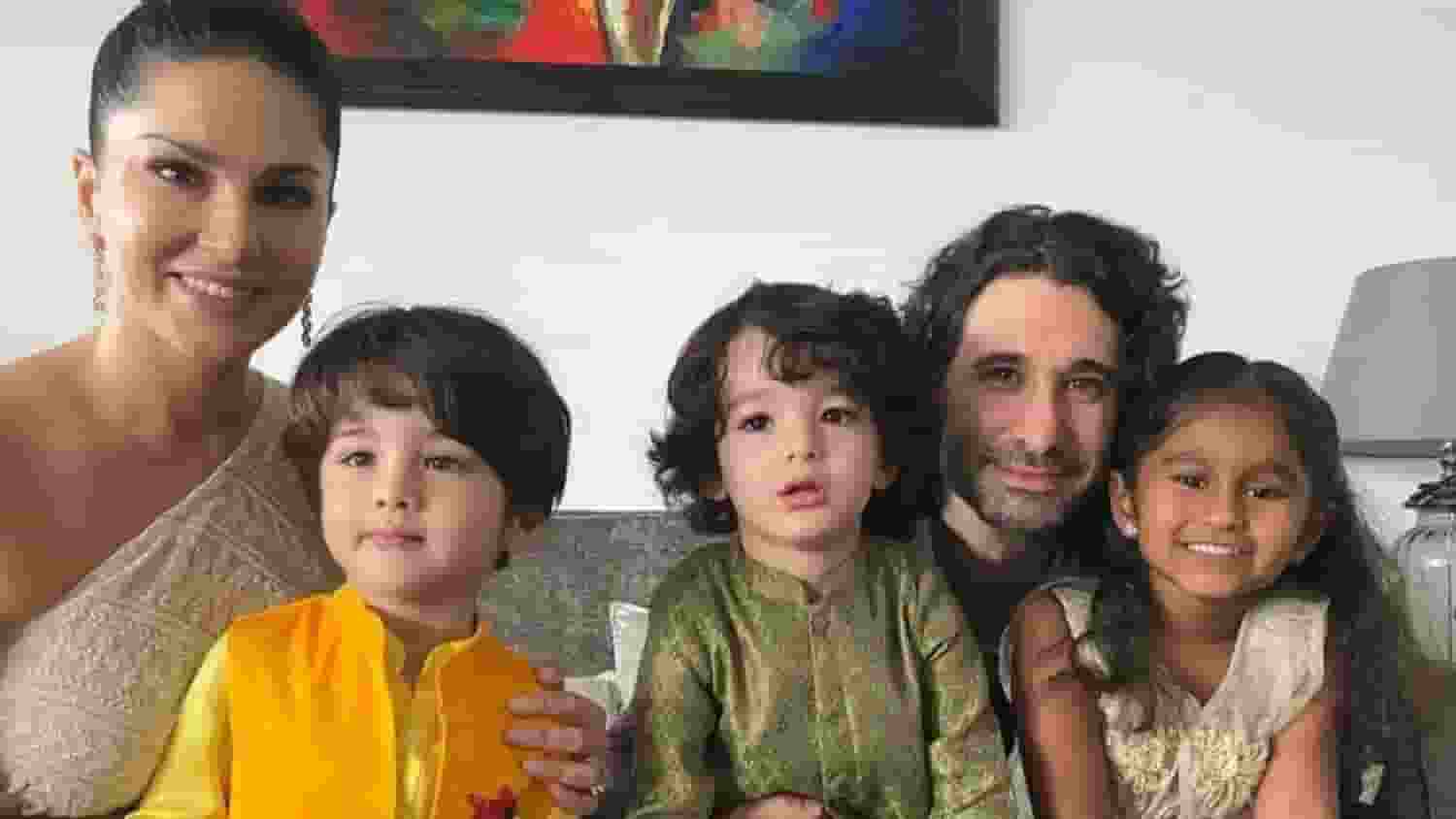 Sunny Leone & Family