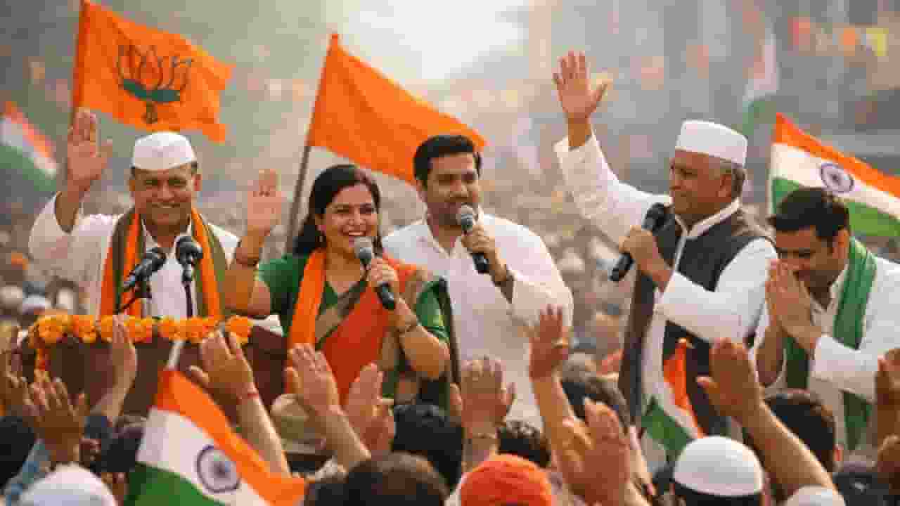 ai generated image of indian leaders