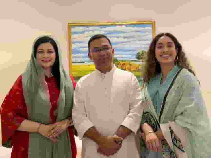 Tarique Rahman and family
