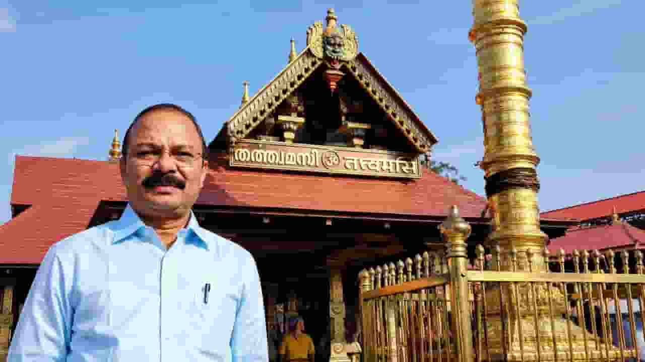 AI generated image of sabarimala temple
